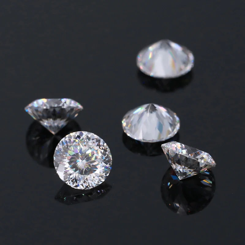 Real 0.5-3ct D Color VVS1 Bird's Nest Cut Moissanite Loose Stone Gra Russian Cut Lab-Created Moissanite Bead Pass Diamond Tester