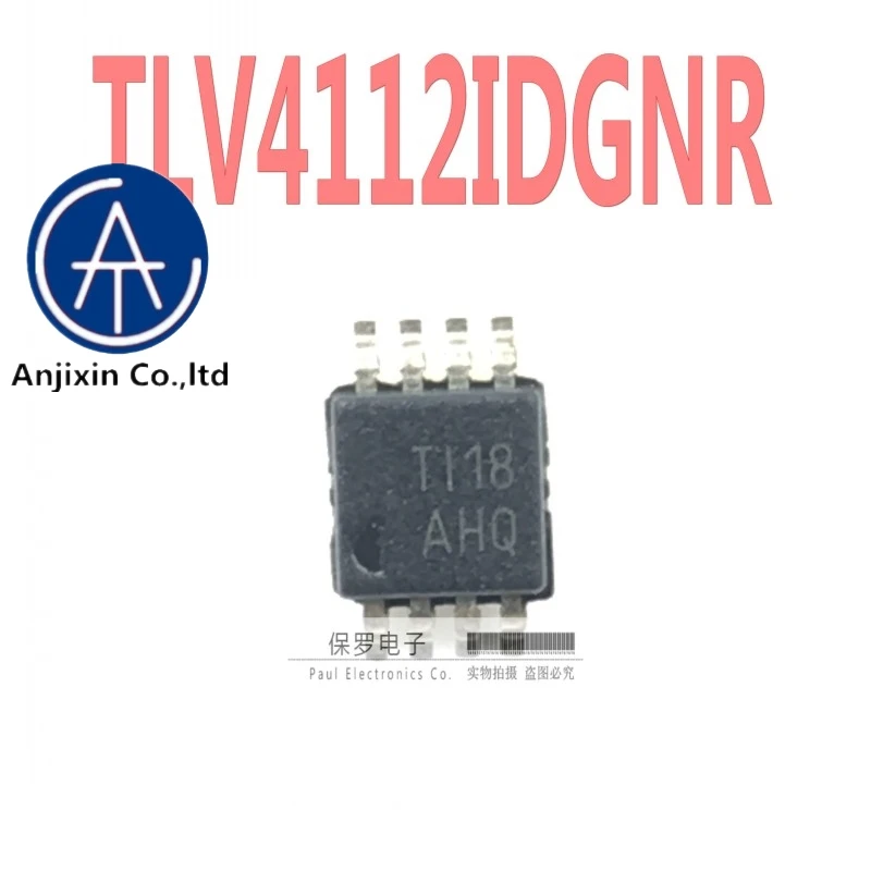 

10pcs 100% orginal new real stock Operational amplifier TLV4112IDGNR TLV4112 silk screen AHQ MSOP-8