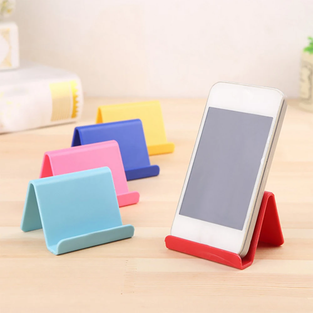 Candy Color Creative Irregular Shape Fixed Holder Mini Portable Mobile Phone Storage Holder Organizers Home Kitchen Accessories