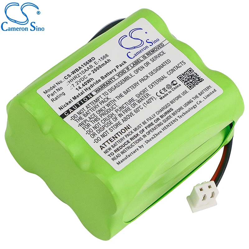 CameronSino Battery for Weighing Baby Baby One WUNDER fits Weighing 88889009 Medical Replacement battery 2000mAh/14.40Wh 7.20V