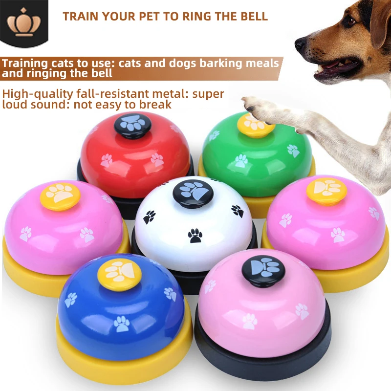 Pet Eğitim Kapı Zili Gıda Zili Yeme Mama Besleyici Ayak Izi Halkası Köpek Oyuncakları Kedi Yavrusu Pet Oyuncak Çağrı Besleme Zil Pet Aksesuarları
