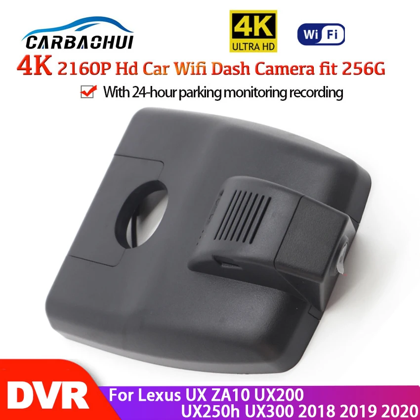 4K Car Wifi DVR Dash Cam Digital Video Recorder APP Control high quality HD For Lexus UX ZA10 UX200 UX250h UX300 2018 2019 2020