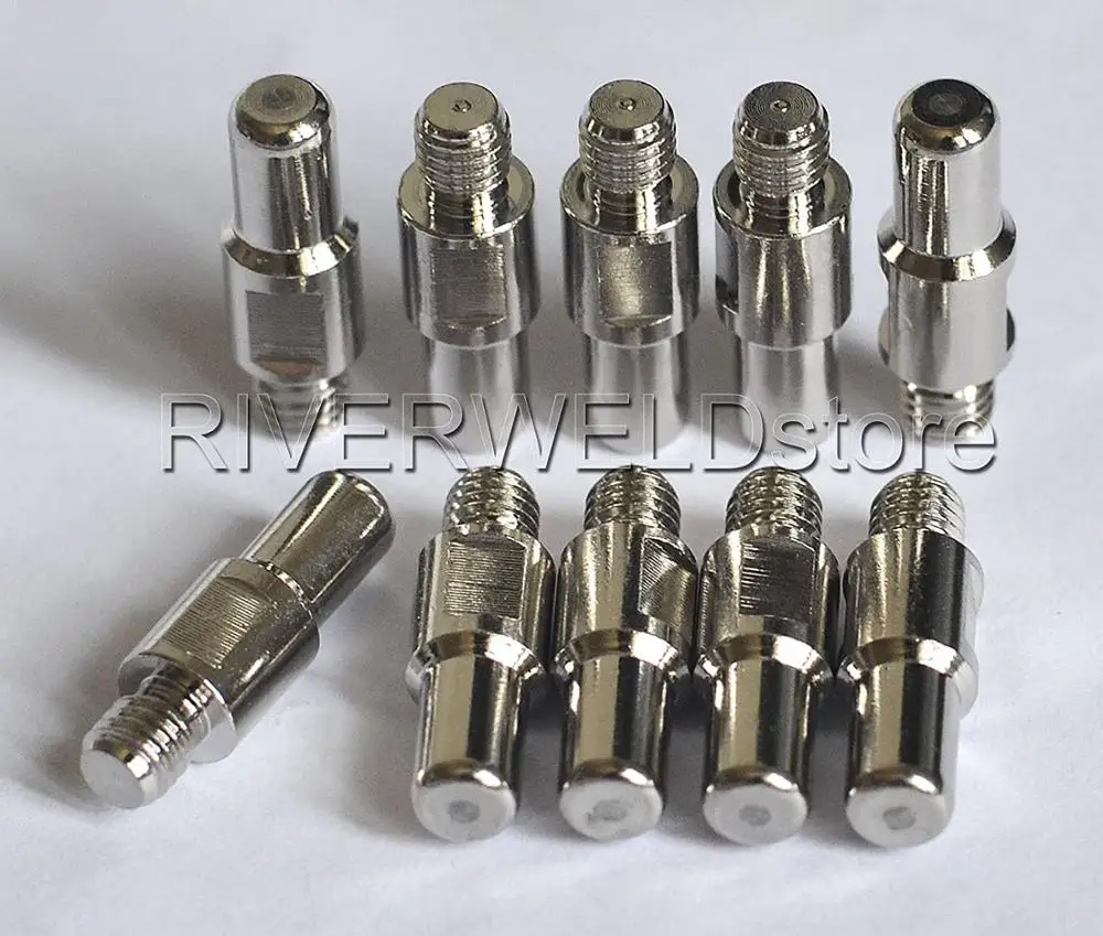 PD0116-08 Plasma Tip 0.8 PR0110 Plasma Electrode Fit Trafimet S45 ไฟฉายตัดพลาสม่า 60 ชิ้น...