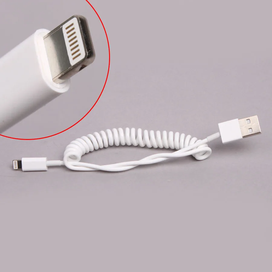 Cable de resorte de datos portátil tipo C para teléfonos Android, IOS, DJI Phantom 3/4 PRO + Inspire 12, adecuado para IPhone, IPad