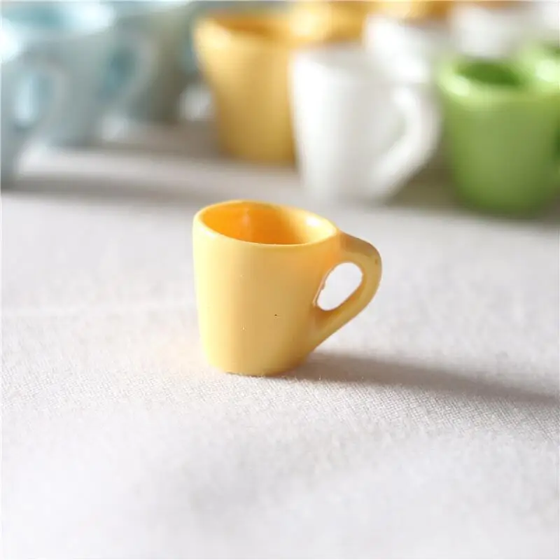 Mini tazas de casa de muñecas en miniatura, 4 unids/lote, 1:12, para 1/6, accesorios de juguetes de cocina