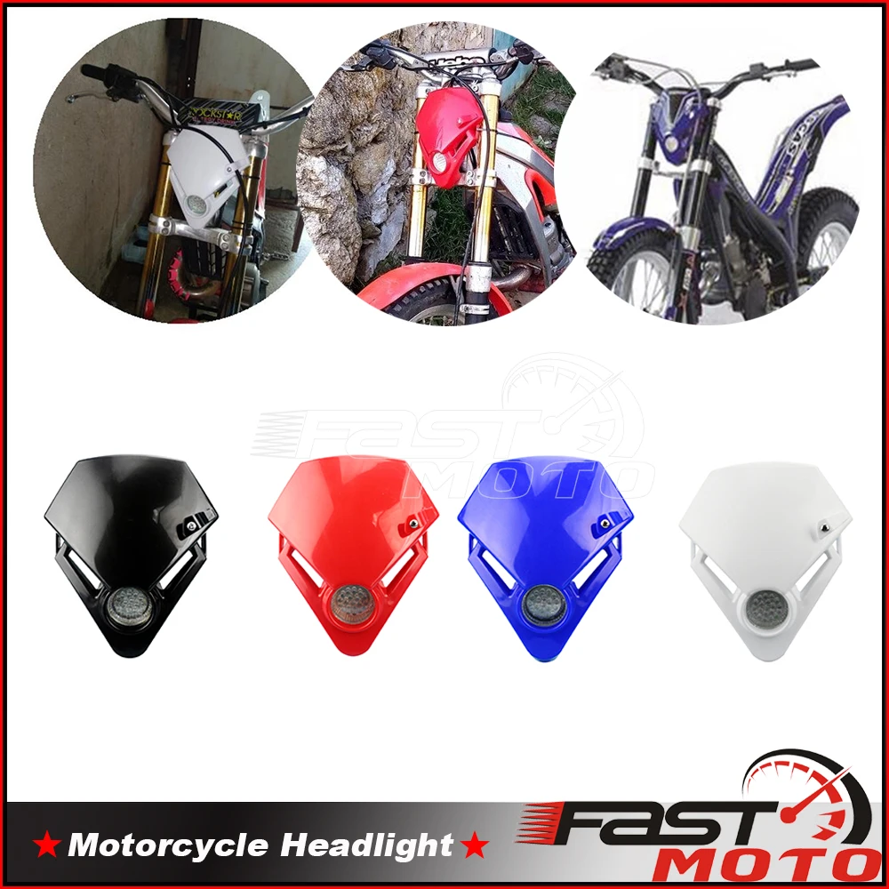 LED Racing Bike Enduro Headlight for GAS GAS TXT Pro 280 EC 300 450 Trial Racing Pampera 125 250 XC250 Head Light Lamp Universal