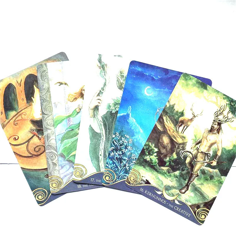 NEW The Goddess Temple Oracle Cards Deck English Version PDF Guidebook Tarot card board game for women girls kids family use