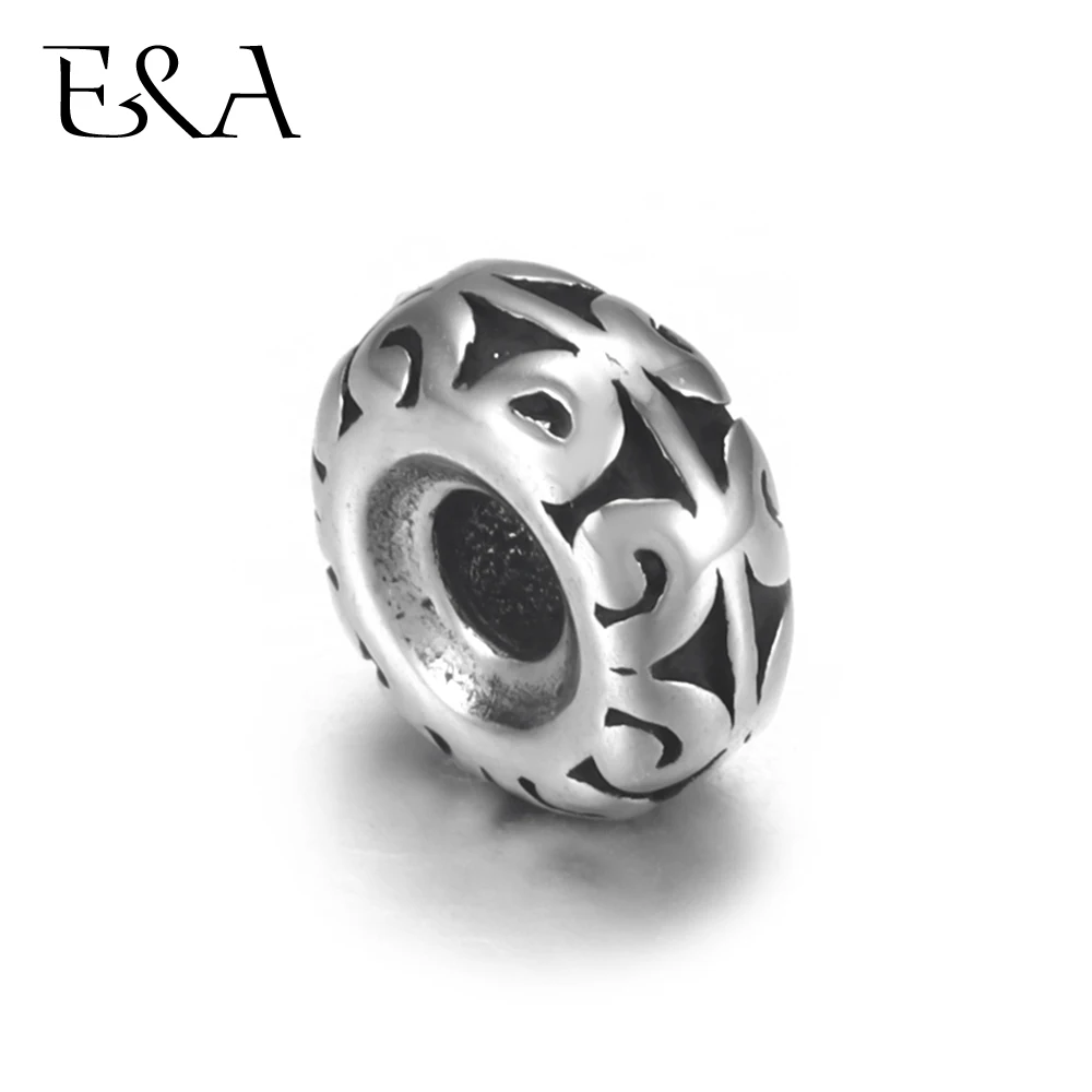 Stainless Steel 3mm Bead Spacer for Beaded Bracelet  Jewelry Making DIY Small Hole Spacer Charms Accessories Supplies