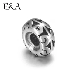 Stainless Steel 3mm Bead Spacer for Beaded Bracelet Jewelry Making DIY Small Hole Spacer Charms Accessories Supplies