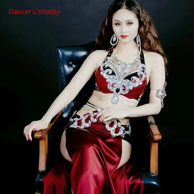 

Belly Dance Suit Professional Clothes for Women Bellydance Performance Costumes Set Customzied Bellydancing Stage Dance Outfit