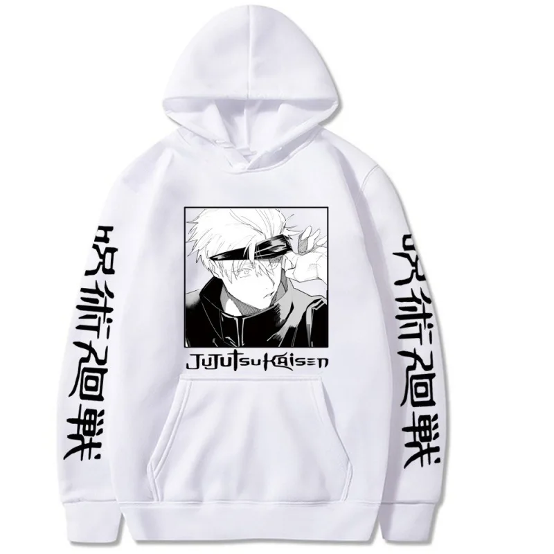 

Graphic Hoodie Unisex Cool Style Anime Letter Printed Hooded Loose Casual Men's Pullover Sweatshirt