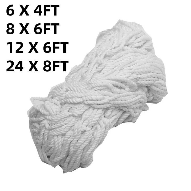 شبكة مرمى كرة القدم ، 6 × 4 قدم/8 × 6 قدم/12 × 6 قدم/24 × 8 قدم ، ملحق بديل ، استخدام رياضي #1