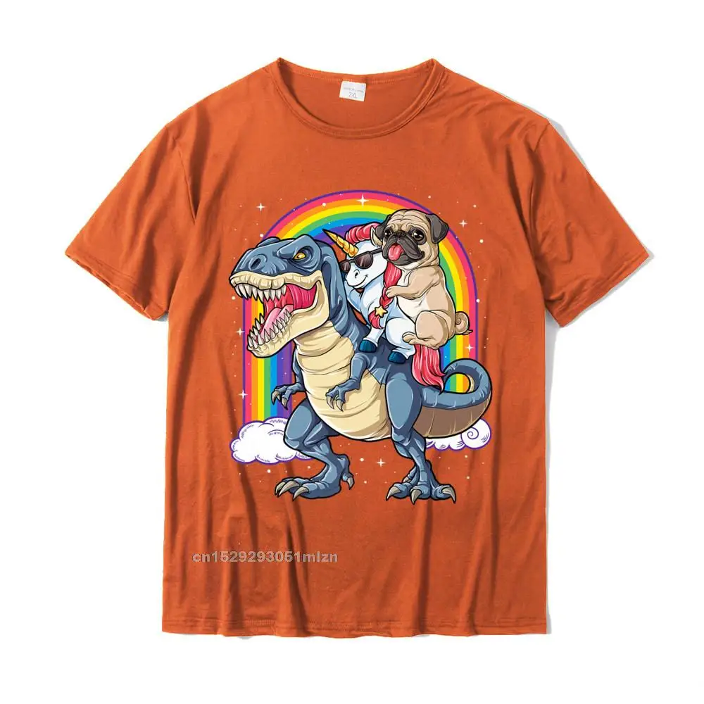 Pug Unicorn  T Rex T Shirt Women Women Rainbow Premium T-Shirt Cotton Tees For Men Casual T Shirts Printed Wholesale