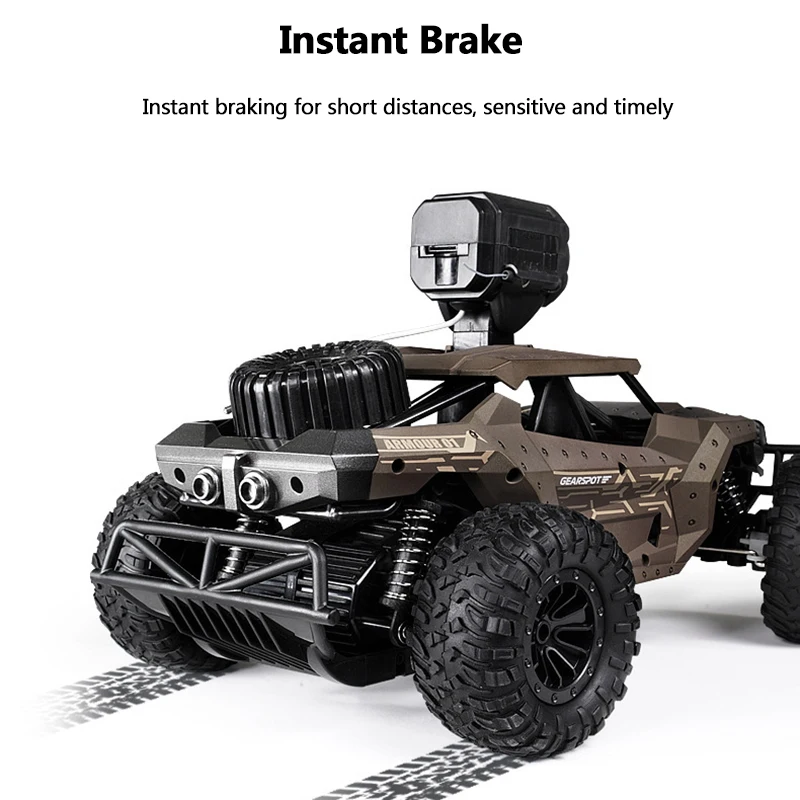 30KM/H 720P HD WiFi FPV 4WD Off-road RC Car Camera Adjustable Independent Suspension 50° Climbing Mobile Control Buggy Model Toy