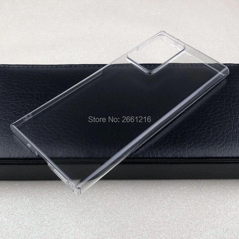 For Samsung Galaxy Note20 Note 20 Ultra 5G Hard PC Camera Protect Case Ultra Thin Clear Plastic DIY Full Cover Protective Skin