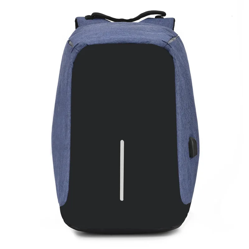 Mochila informal con cremallera para mujer, morral Unisex de 15 pulgadas, sólido, suave, Simple, antirrobo, recargable por USP