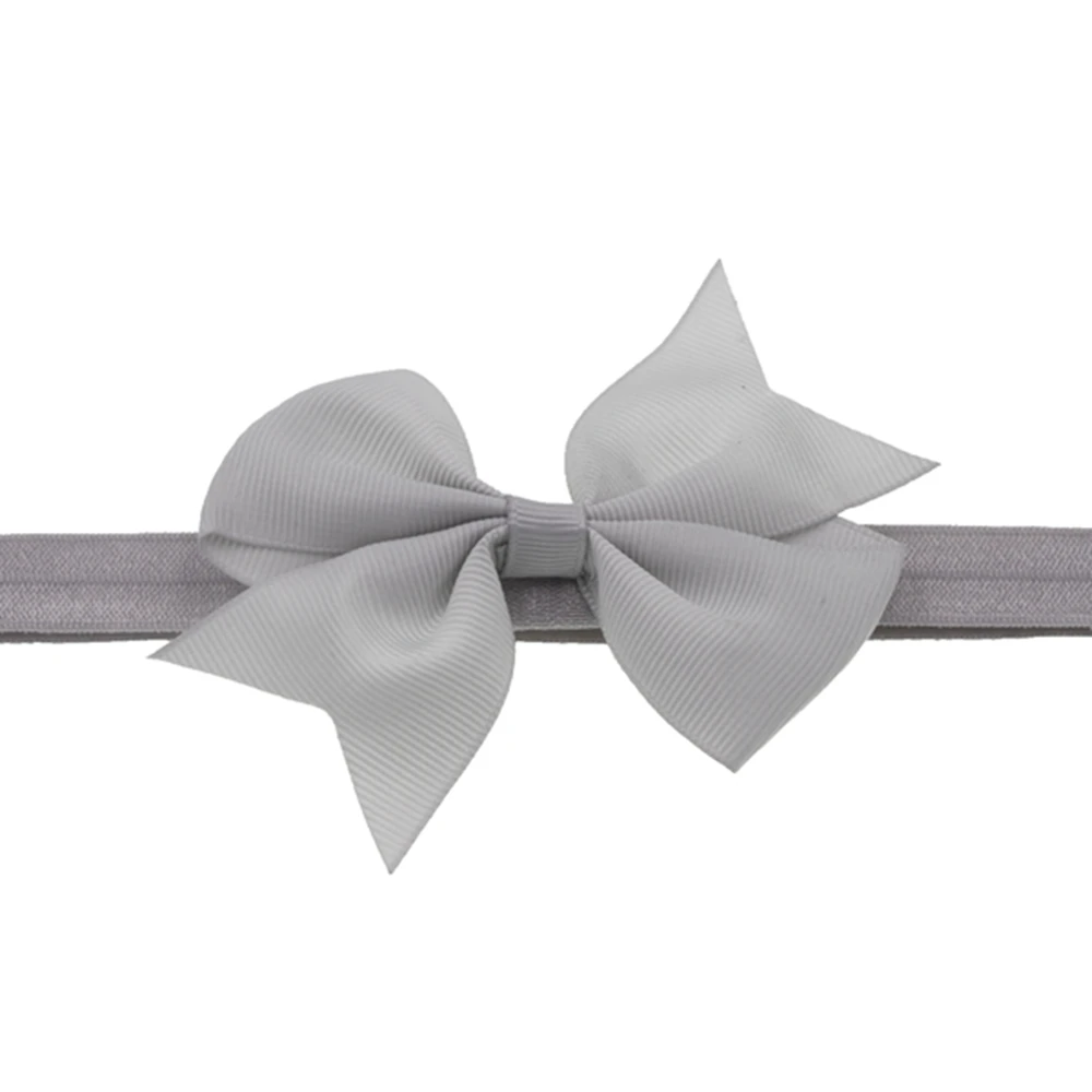 baby Headband newborn Kids Hair Bow DIY Grosgrain Ribbon Bow headwear baby Elastic Hair Bands For Girl Children Hair Accessories