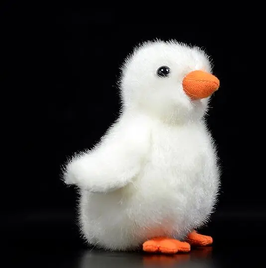 simulation chick plush toy about 13x12cm white chick soft doll baby toy Christmas gift h1644