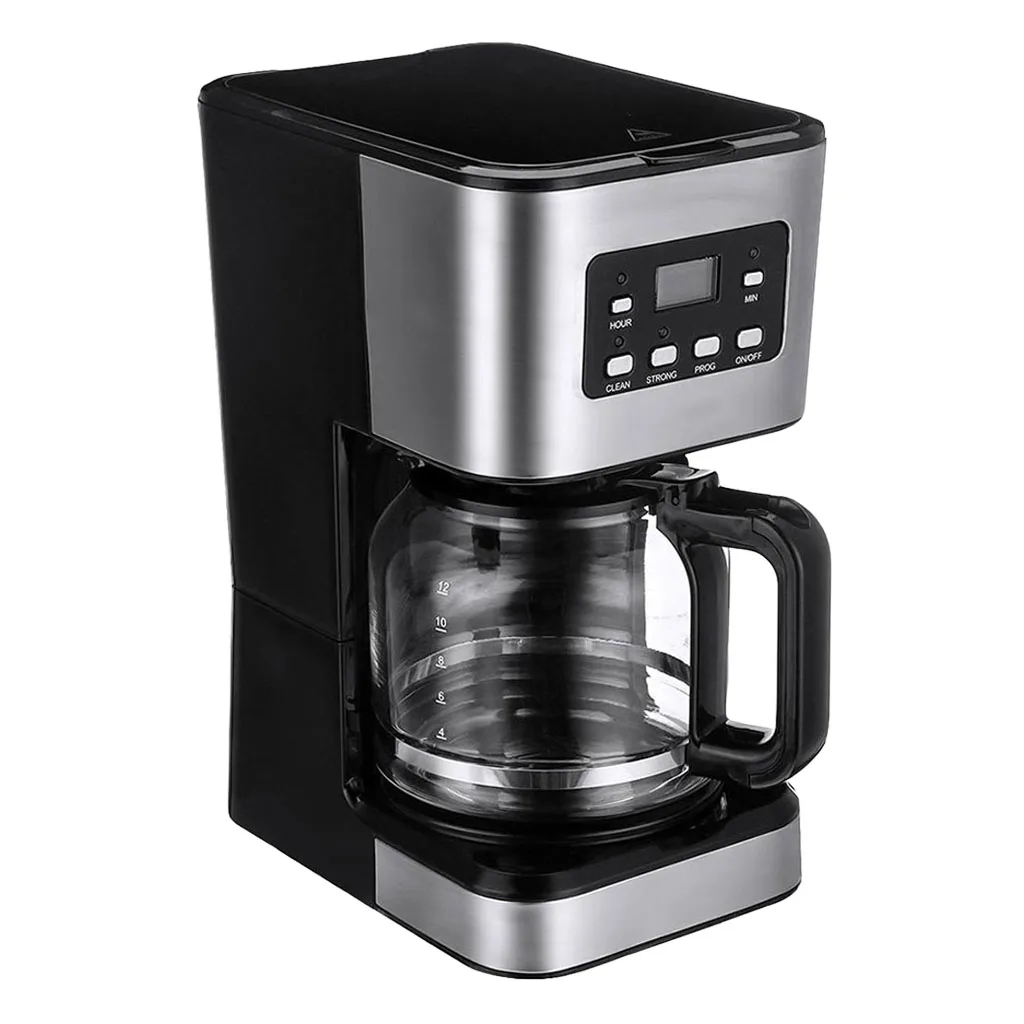 

Drip Coffee Maker Black Keep Warm Function Coffeemaker Coffee Machine for Home Cappuccino Espresso Office