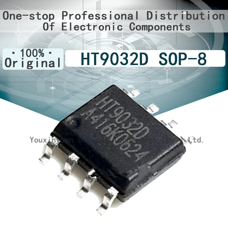 10/Pcs New Original HT9032D 9032 HT9032 SOP-8 Telephone display chip FSK decoding IC chip SOIC-8