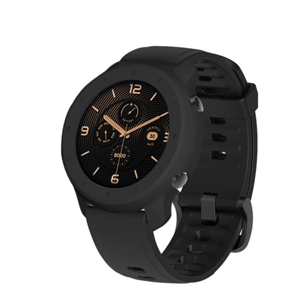 Caso protetor para xiaomi amazfit gtr 42mm casos de relógio pc nova capa escudo quadro protetor para huami amazfit gtr 42mm acessórios