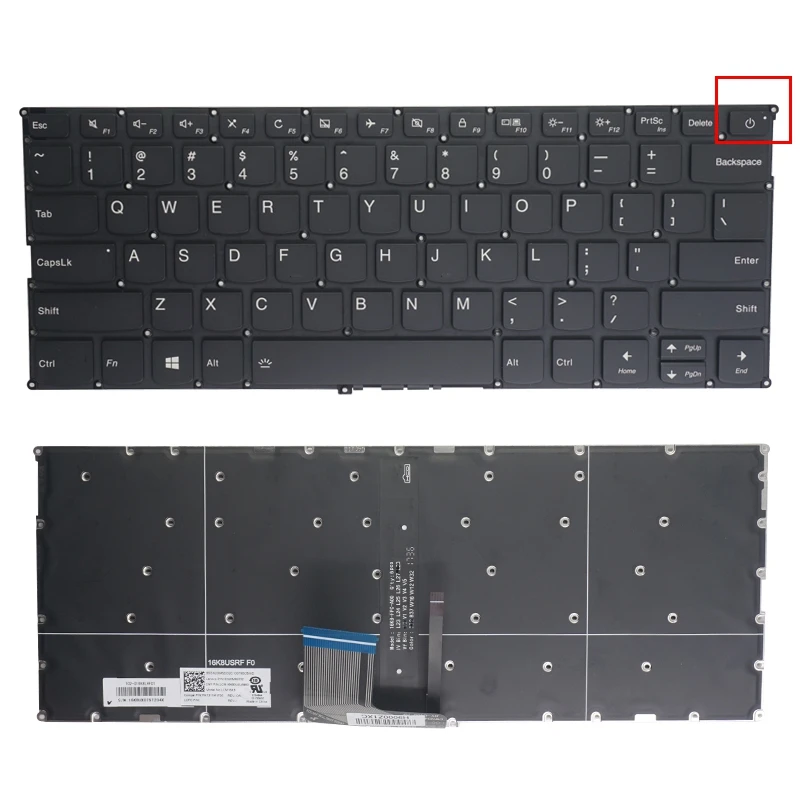 Teclado US/LA SP/RU para lenovo ideapad 720S-14 720S-14IKB 320s-13 320s-13ikb V530S-14 7000-13 V720-14 V530S-14 K42-80 720-12