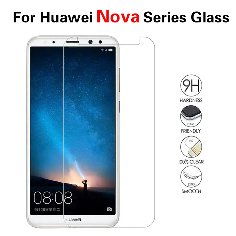 Ultra-thin 2.5D Tempered Glass For Huawei Nova 2 2I 2S 3I Plus Lite Smart Screen Protector Phone Protective Film Guard