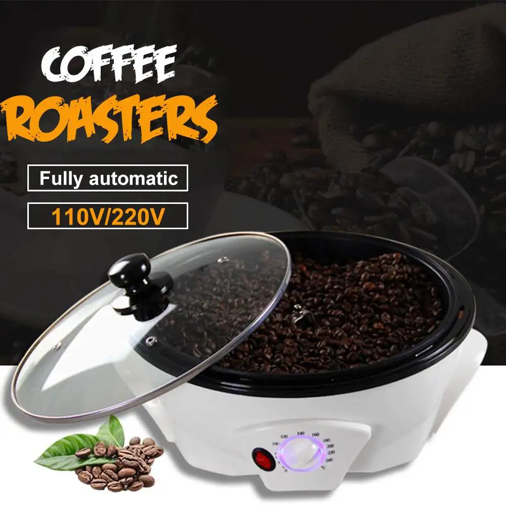 

110V/220V Electric Coffee Roaster Home Coffee Beans Machine Roasting Baking Tools Mini Popcorn Machine Household Grain 1200W