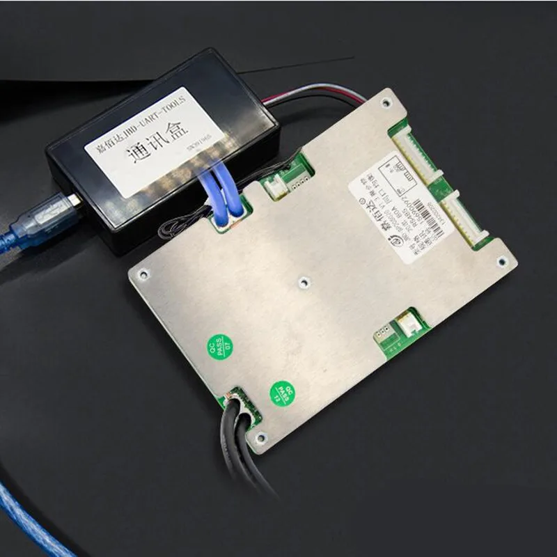 Lithium battery Li ion Lifepo4 16S protection board with Bluetooth App upper computer UART and 485 double communication BMS