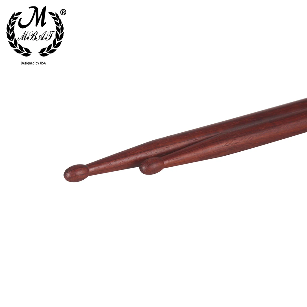 M MBAT1 pair Drumsticks high-quality Mahogany Drum Sticks with PVC/Flannel bag Percussion Instruments parts Music accessories