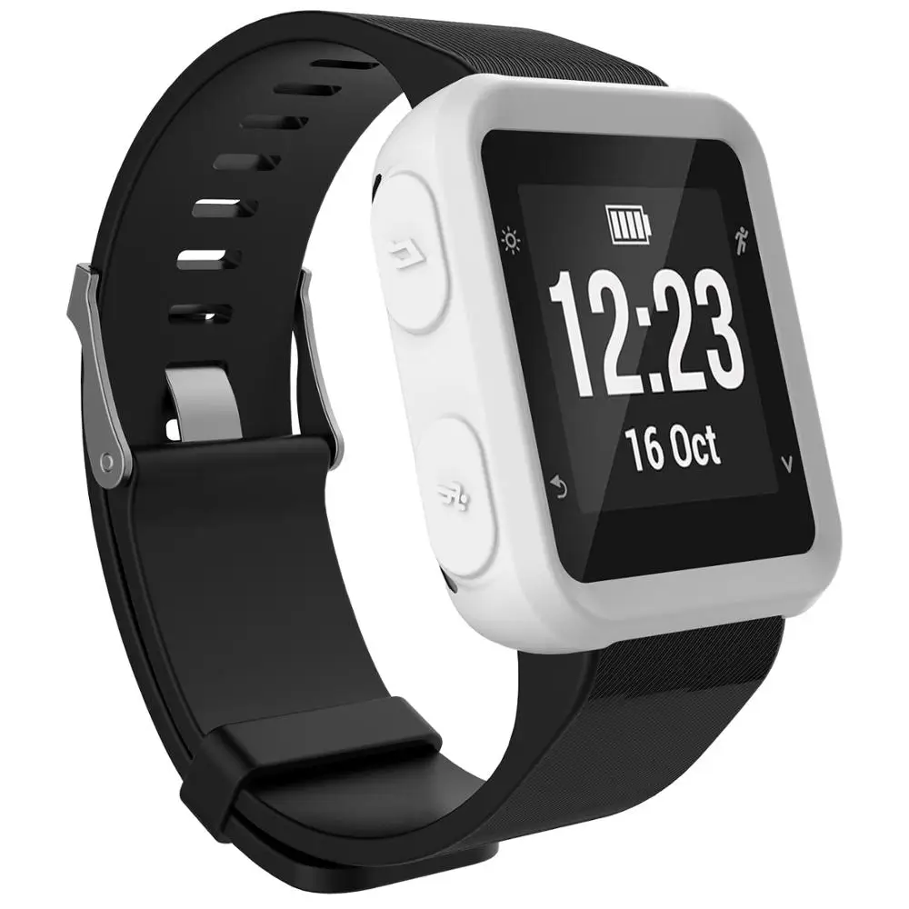 For Garmin Forerunner 35 Protector Case Silicone Skin Cover Smart Watch Bracelet Protection Cases Accessories