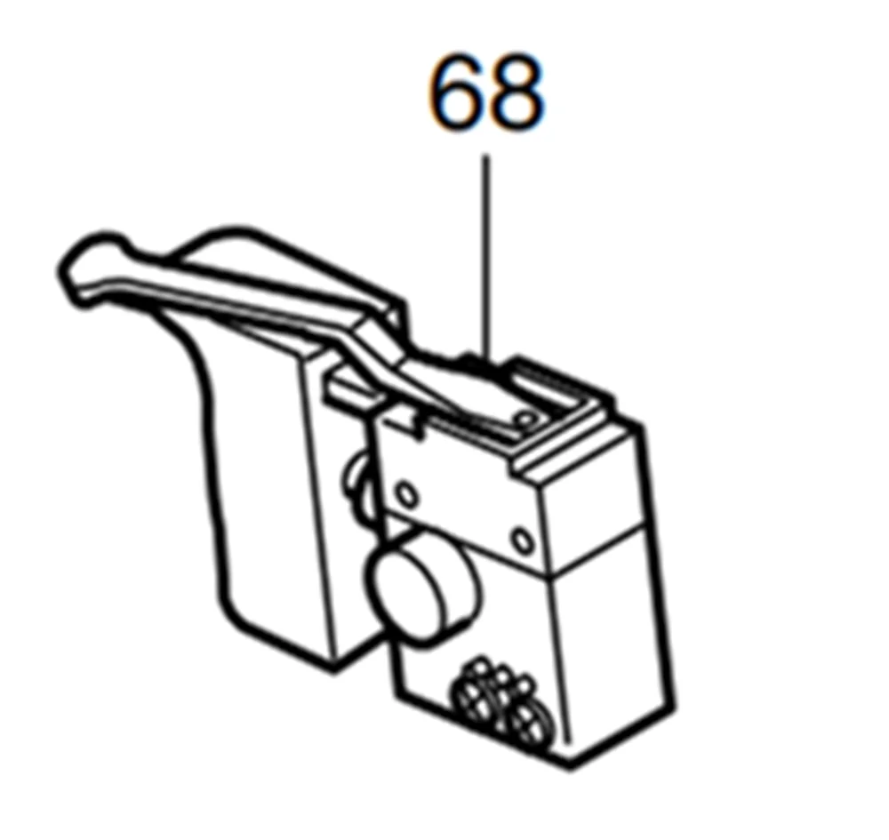 Công Tắc Cho Makita HR2450T HR2432 HR2641 HR2475 HR2455 HR2450T HR2450FT HR2450F HR2440F
