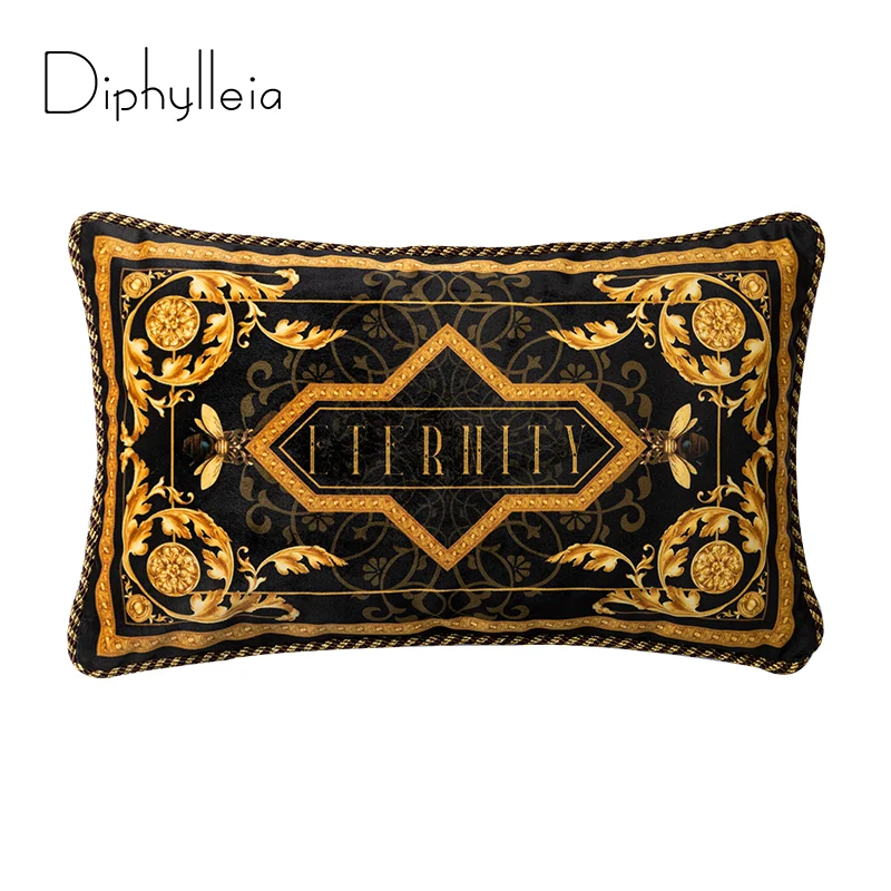 

Diphylleia Baroque Honeybee поясничная наволочка экстравагантный стиль Европейский художественный чехол для подушки для постельного белья гостиная диван-кресло