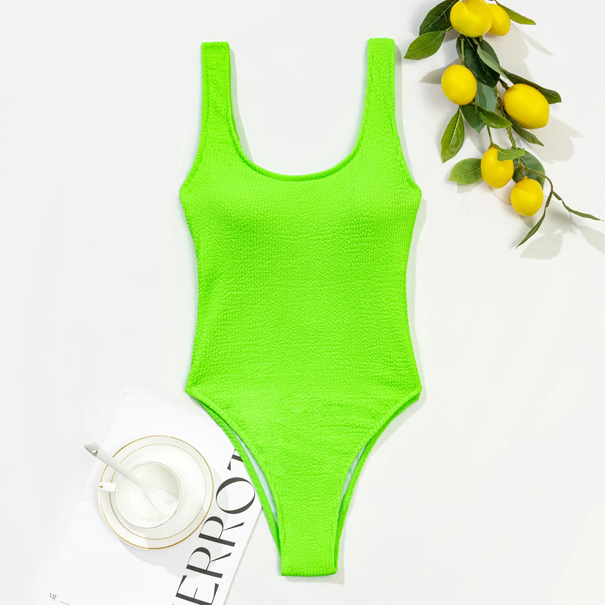 Thong 2022 Sexy Women One Piece Swimsuit Solid Swimwear Female Backless Brazilian Monokini Bodysuit Bathing Suit Swimming Suit