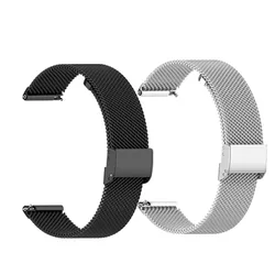 Wrist Strap For Amazfit GTS/GTS 2 Mini 2E Band For Huami Amazfit BIP S U Pro POP Pro Zepp E 20mm Stainless Steel Bracelet