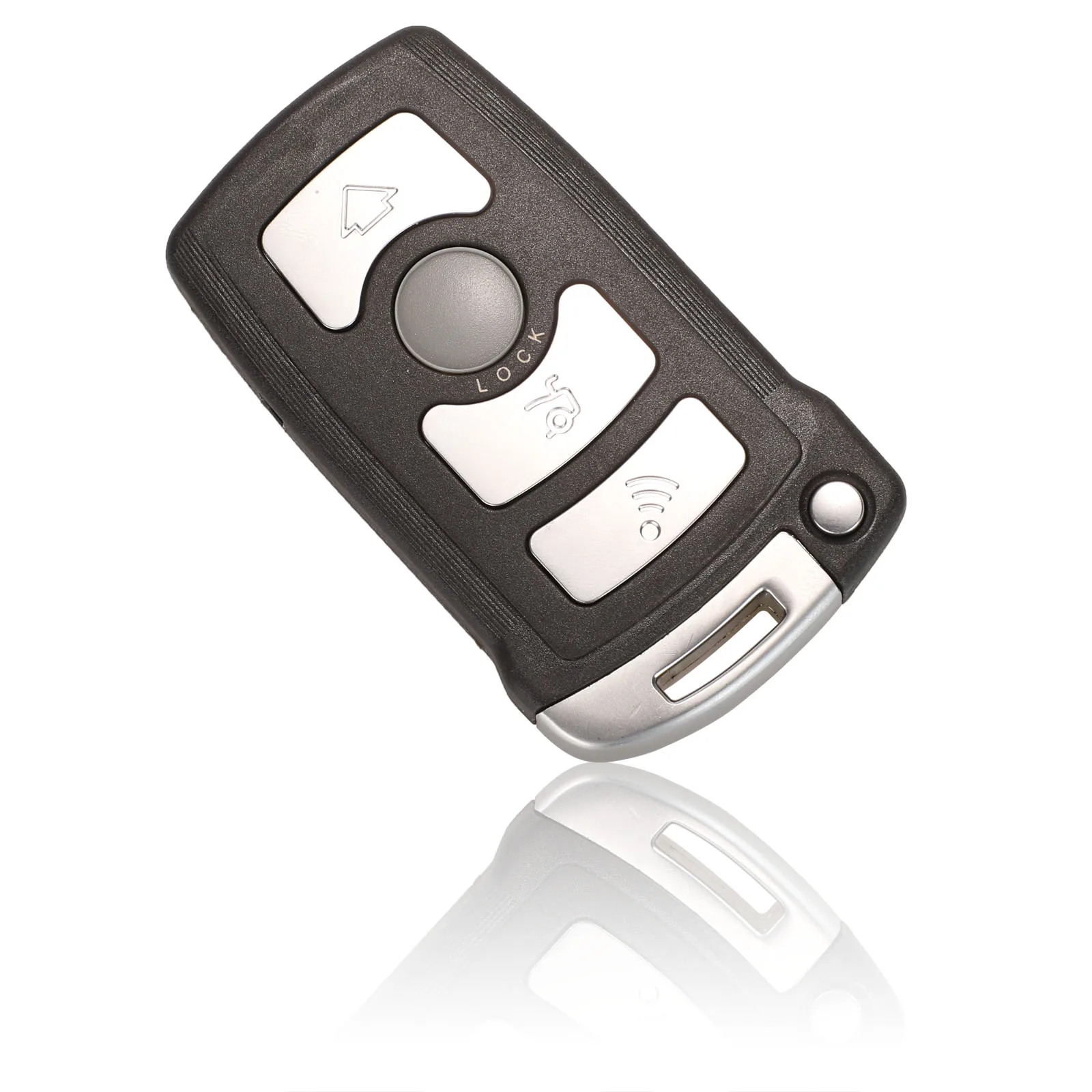 Jingyuqin 4 Buttons Remote key Fob 315/315LP/433Mhz /868Mhz for BMW 7 SERIES E65 E66 with CHIP ID46 7953 CAS1 System HU92 UNCUT