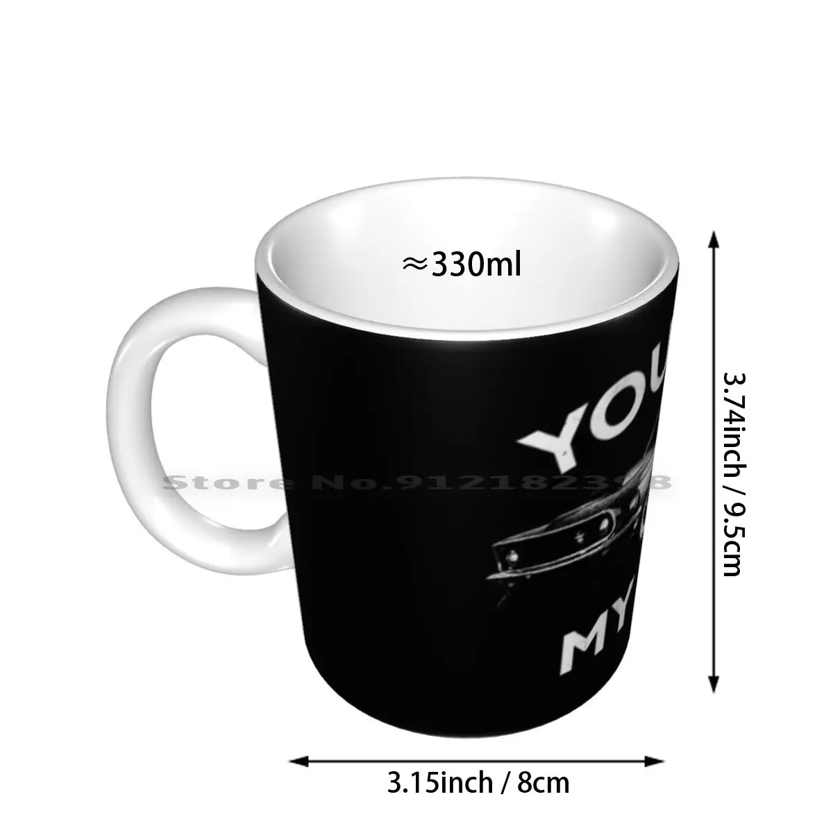 You Got My Car Ceramic Mugs Coffee Cups Milk Tea Mug John Wick Keanu Reeves Assassin V8 Mach 1 John Wick Car Car Movie Minimal