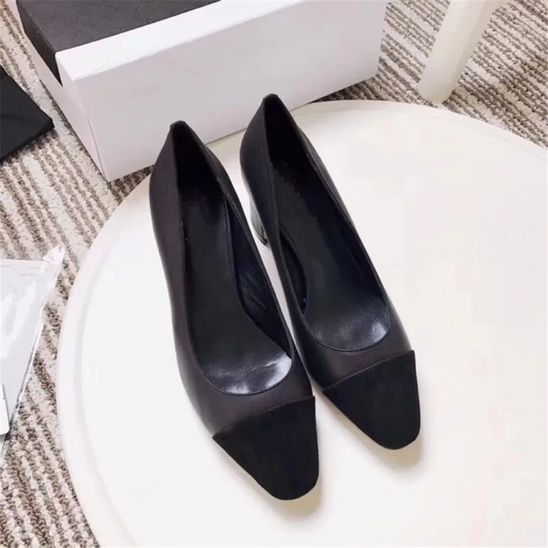 

Womens Slingbacks Classic High Heels Pumps High Quality Cow Leather Pointed Toe Ladies Shoes Thick Heel Female Sandals 34-40