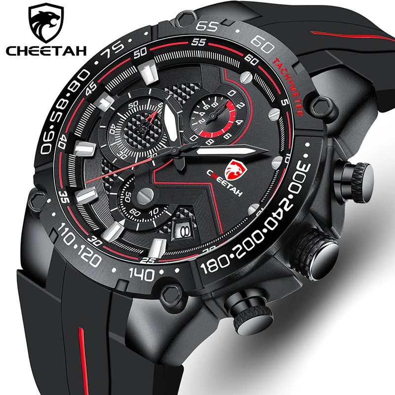 

New Mens Watches CHEETAH Top Brand Luxury Waterproof Date Quartz Clock Male Sports Wrist Watch Chronograph Relogio Masculino