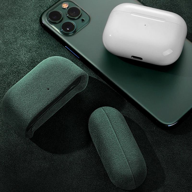 Italienische Alcantara Hülle für Apple Airpods Pro 2 Luxus Leders chutz hülle für Airpods Pro 2. Generation Kopfhörer hüllen