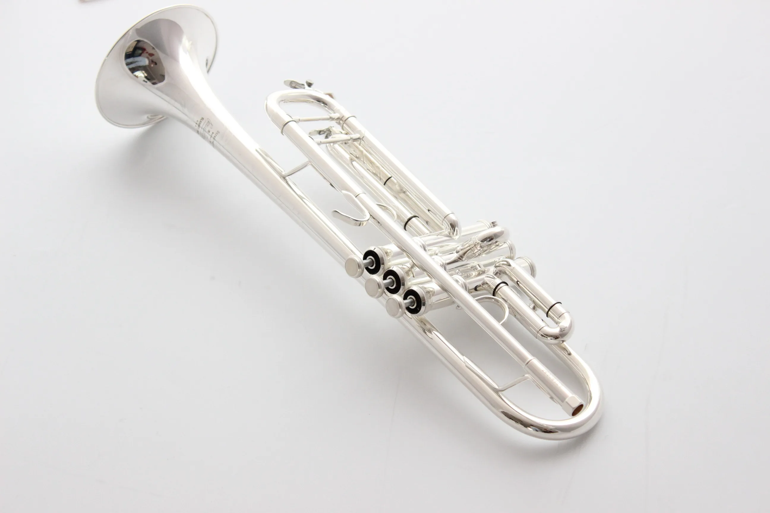 New Music Fancier Club Bb Trumpet TR190S-37 Silver Plated Music Instruments Profesional Trumpets 190S-37 With Case Mouthpiece