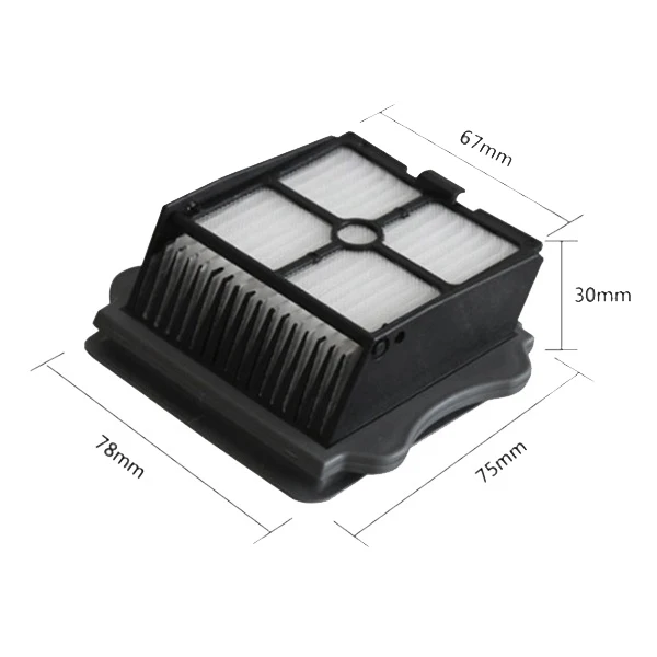 استبدال أجزاء ل Tineco IFloor 3/الطابق واحد S3 اللاسلكي فراغ نظافة ، 2 حزمة فرشاة بكرات + 4 حزمة فراغ مرشحات