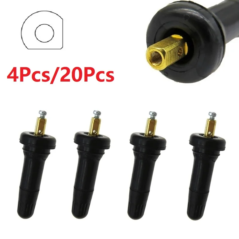 4Pcs/20Pcs TPMS Stem Repair Kit Tyre Pressure Sensor Valve For Ford Fiesta Focus Mondeo TPMS Stem Valves