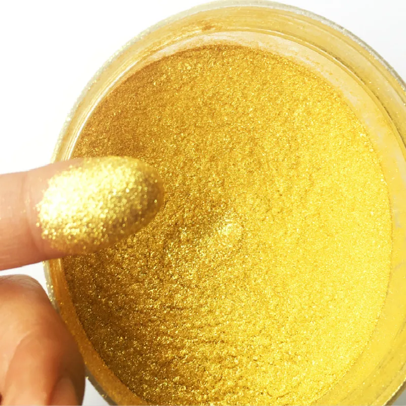 24K Gold Foil Powder Super Flash Imported Merck Gold Powder 999 Super Flash Gold Powder Ink Screen Printing Couplet Gold Powder