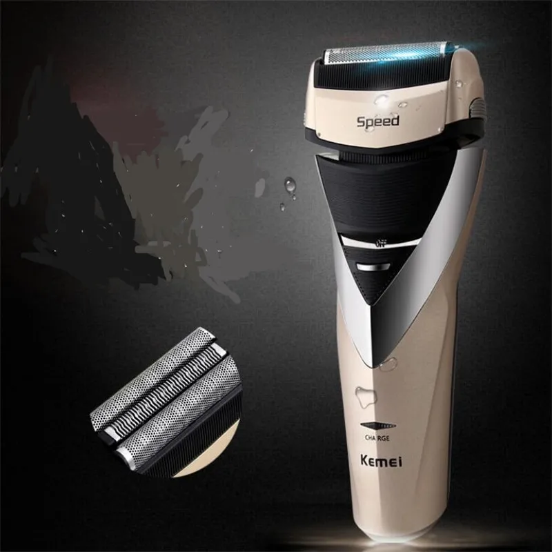 

Washable Electric Man Beard Shaver Razor 3D Men Shaving Machine Facial Mustache Trimmer Face Haircutting Sideburn Clipper Cutter