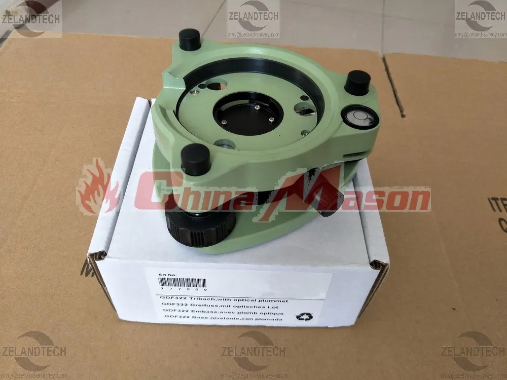 

Replace GDF322 Tribrach with Optical Plummet for Total Station