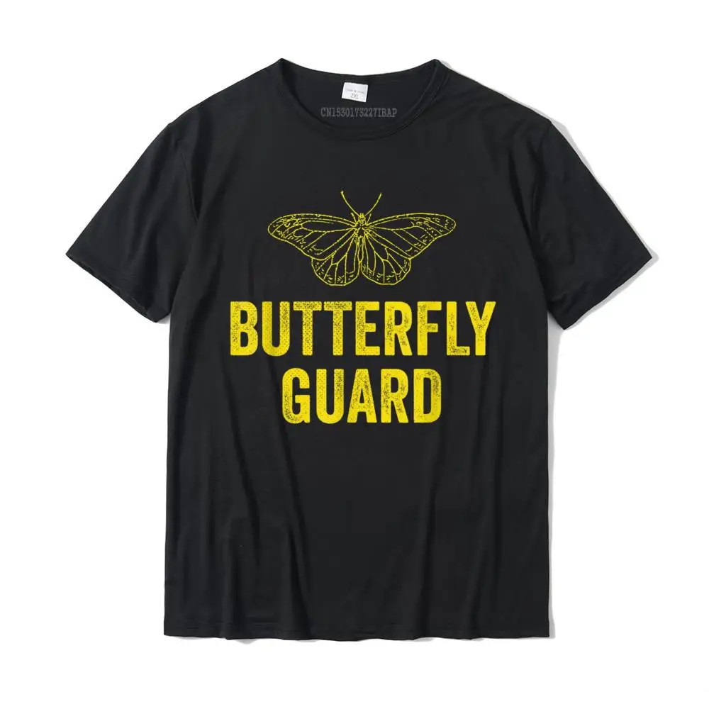 Butterfly Guard Jiu Jitsu Shirt For BJJ Yellow Cotton Tops Tees For Men Normal Top T-Shirts Crazy Fitted