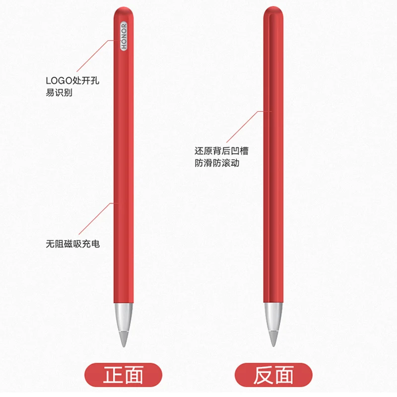 Anti-Scratch Silikon Schutzhülle Nib Stylus Stift Fall Haut Für Huawei M-Bleistift Zubehör Für HONOR Magie bleistift