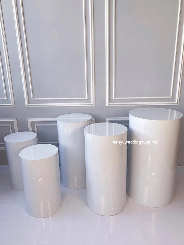 

5pcs/set Acrylic Wedding Party Decoration Plinths Display Stand senyu1738