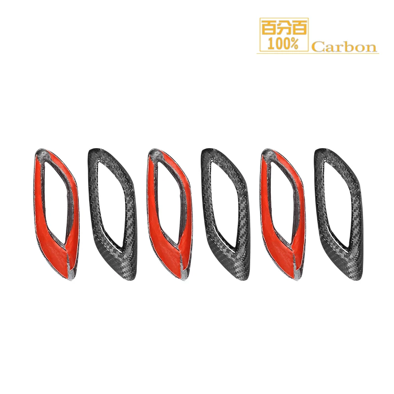Real Carbon Fiber Side Air Vent Fender Cover Exterior Accessories for Maserati Levante 2016up